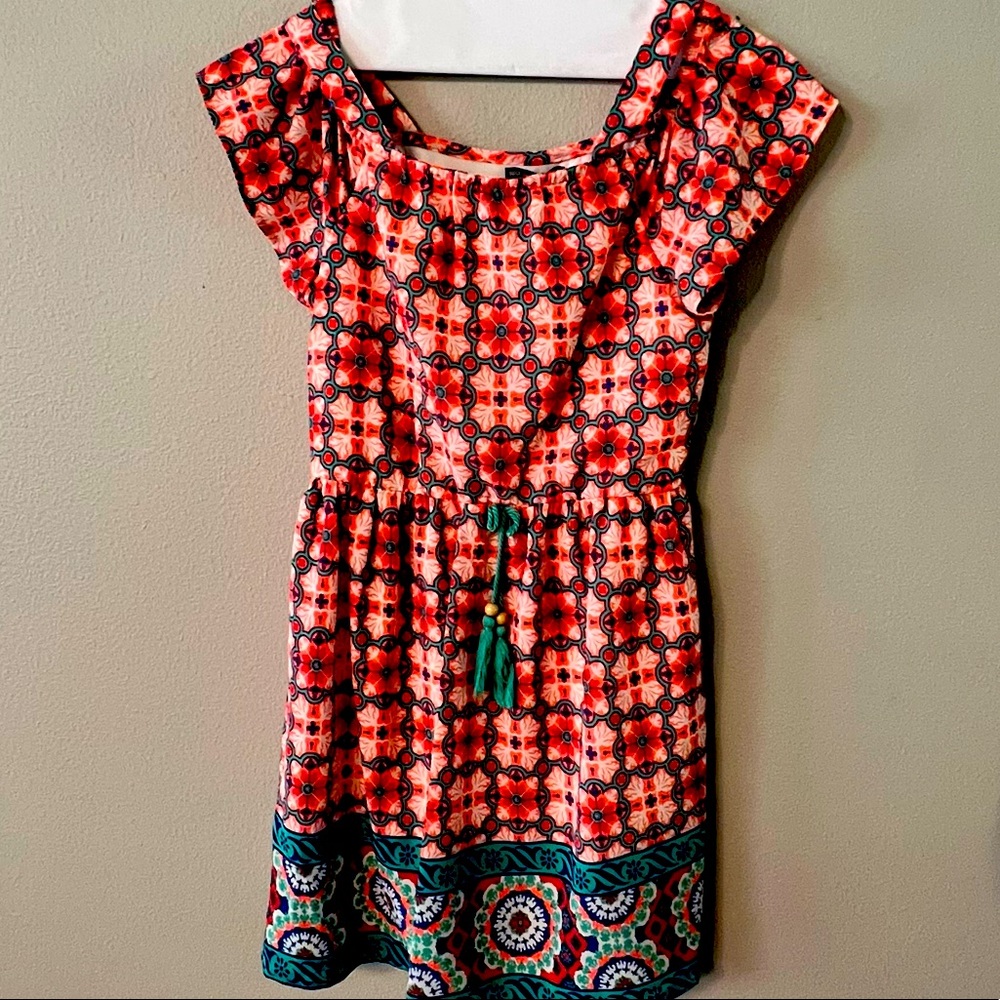 Dress girls strap with sleeve